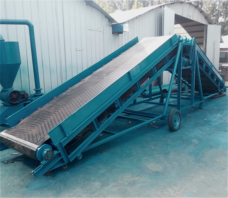 大倾角皮带输送机